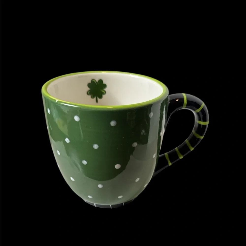 Glory Haus “Filled with Luck” 16 oz Mug. Hand painted. (1-I) - Picture 2 of 4